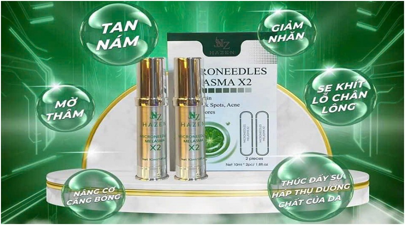 Bộ tan nám Microneedles X2